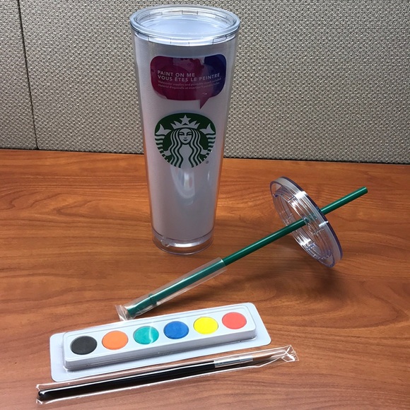 Starbucks Other Starbucks Double Wall Tumbler Watercolor Brush